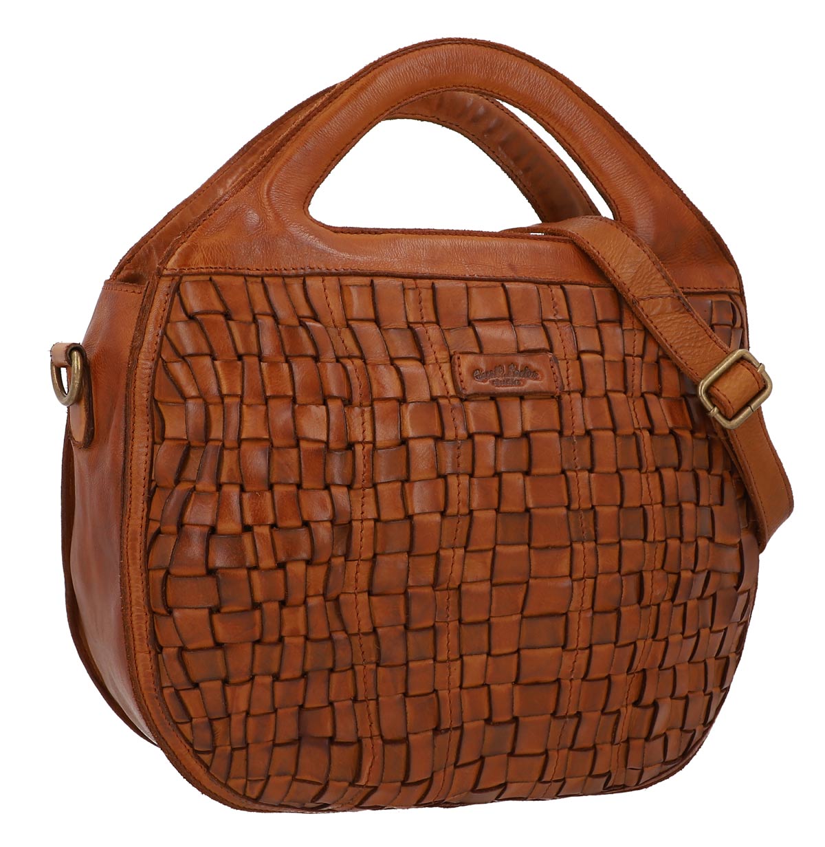 gusti-leder-outlet-umh-ngetasche-halbrund-braunes-vintage-leder image 2