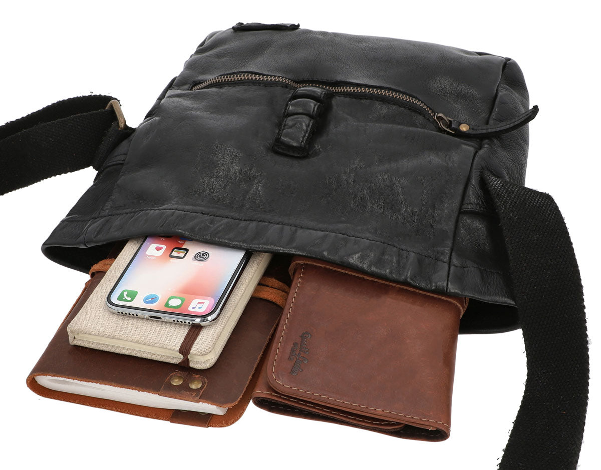 gusti-leder-umh-ngetasche-doppelverschluss-vintage-schwarz-leder-outlet image 3