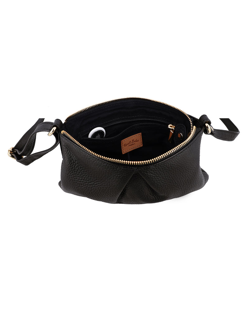 gusti-leder-aurelie-kleine-handtasche-damen-schwarz-leder-mit-airtag-fach image 5