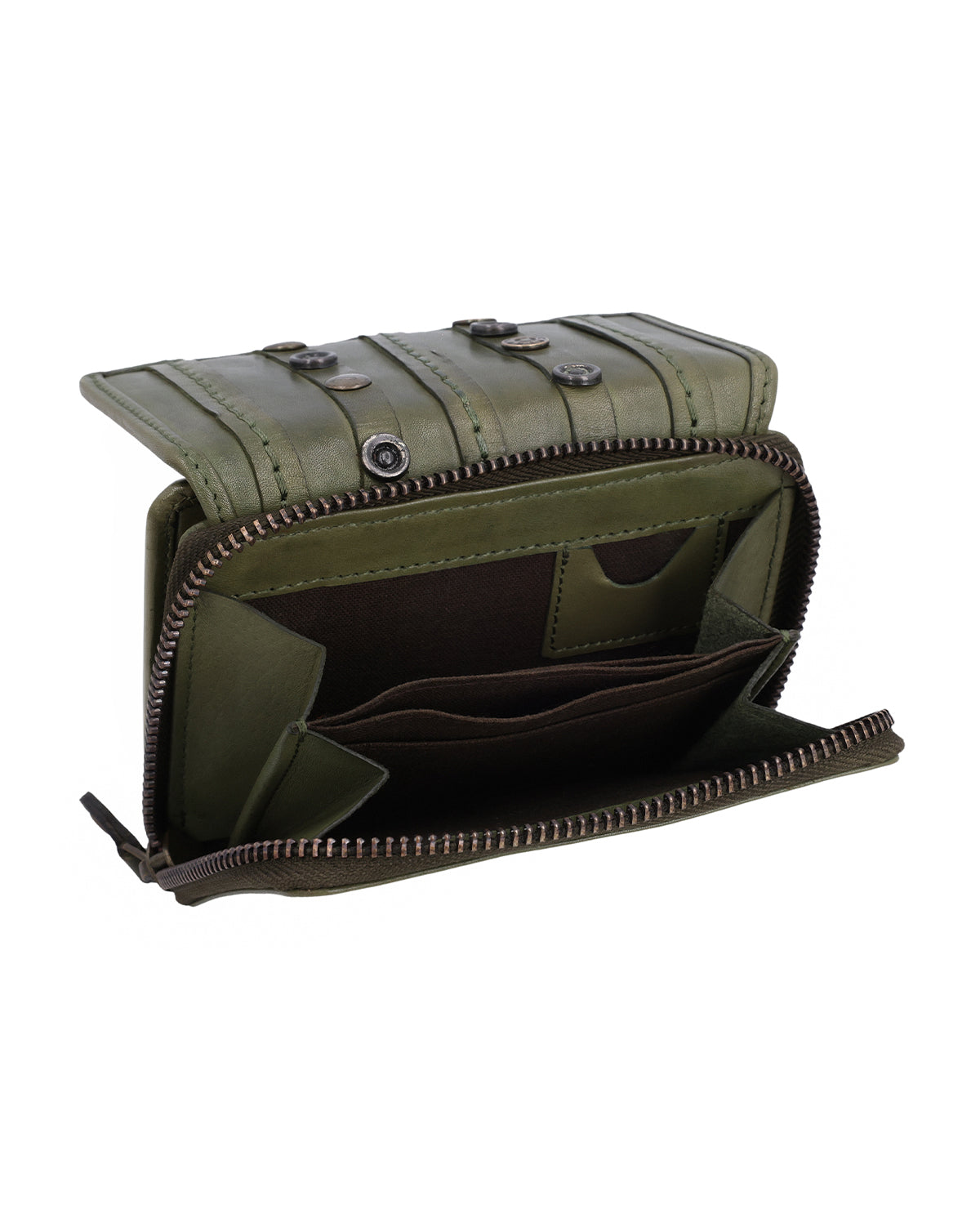 gusti-leder-lovise-damen-geldb-rse-gr-n-mit-rfid-schutz image 4