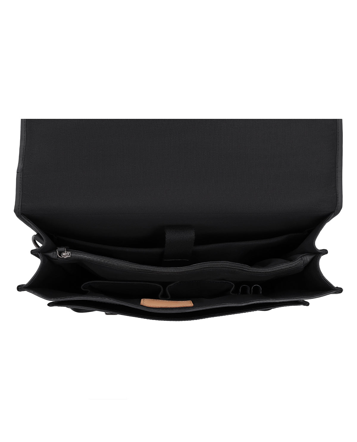 gusti-leder-elmar-aktentasche-businesstasche-leder-schwarz-mit-laptopfach image 3