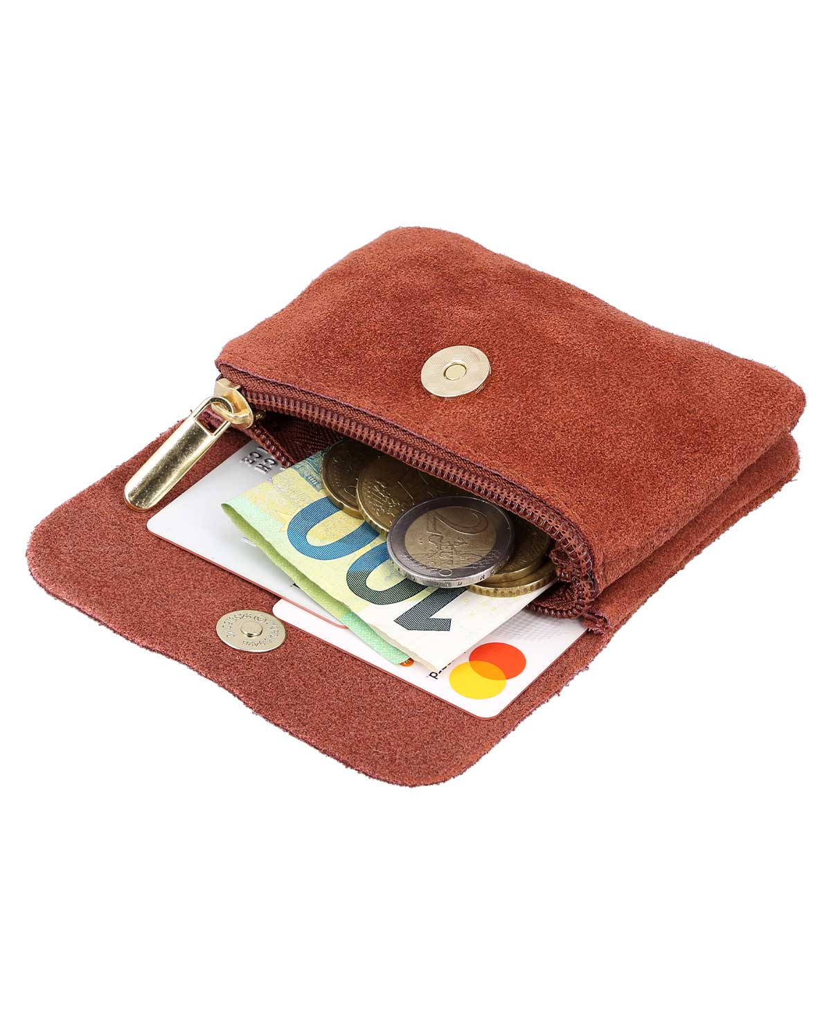 gusti-leder-maite-leder-aufbewahrungstasche-mit-velours-optik-und-druckknopf image 3