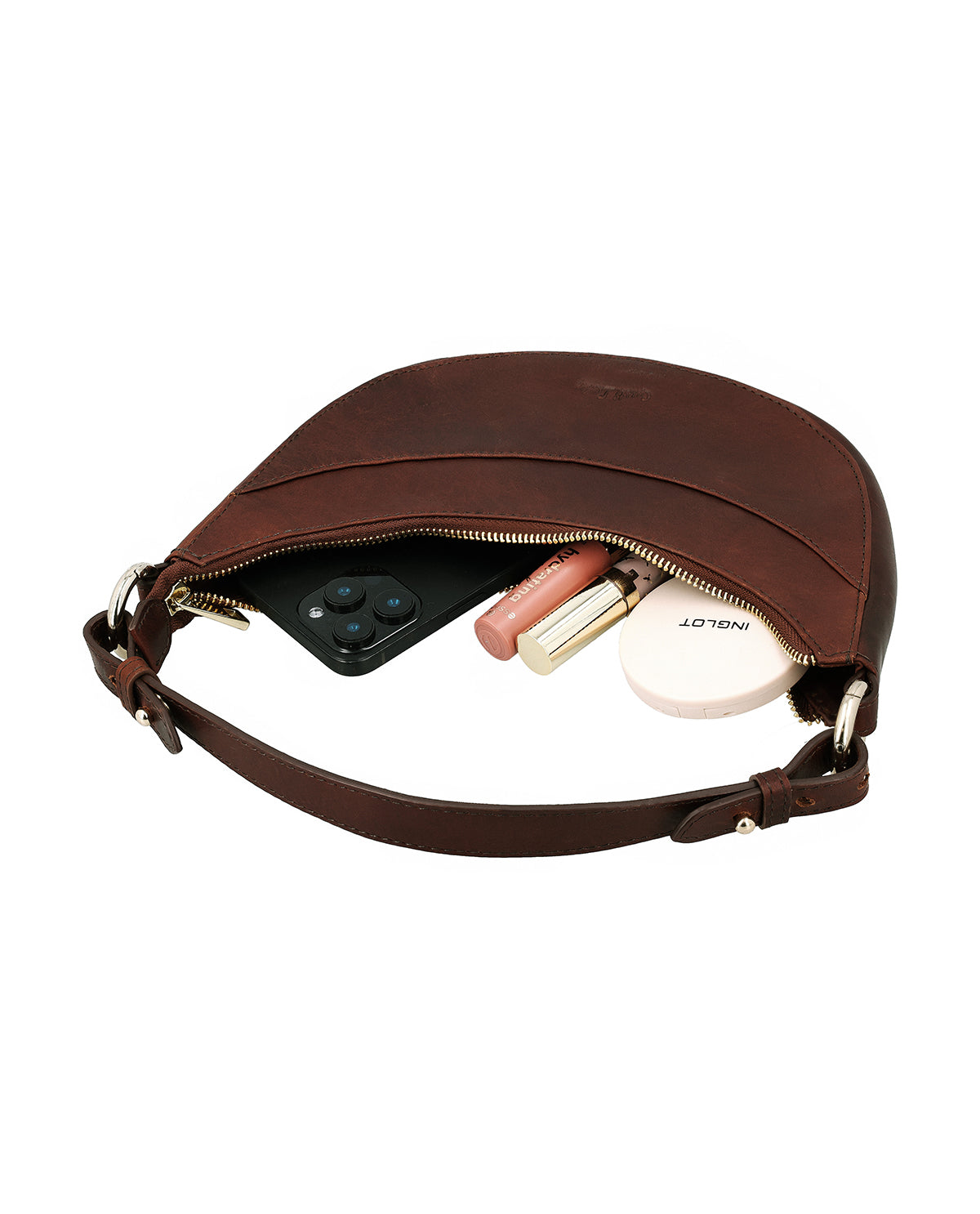 gusti-leder-mara-kleine-handtasche-braun-damen-leder image 3