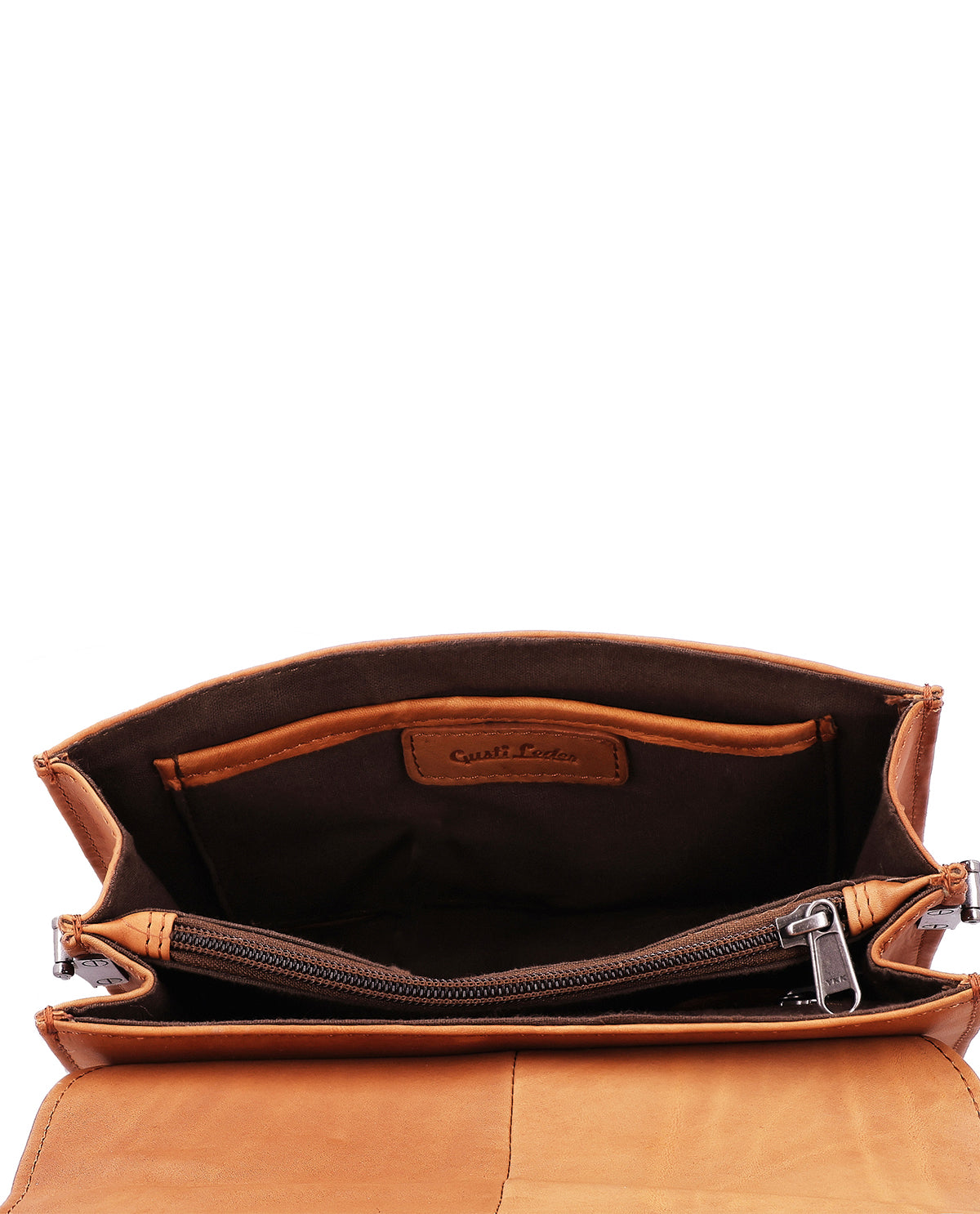 gusti-leder-bibi-umh-ngetasche-damen-aus-hellbraunem-leder-mit-airtag-fach image 4