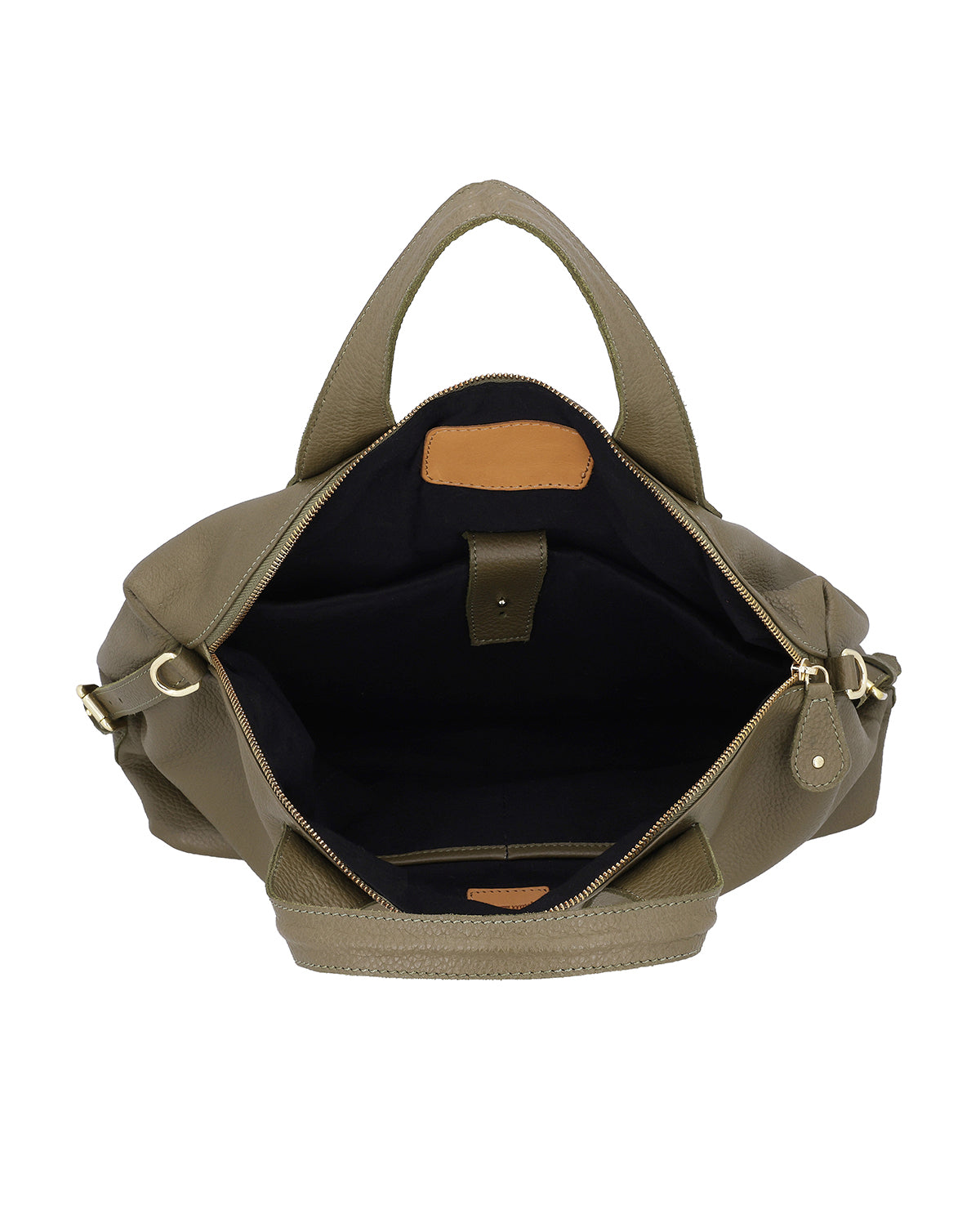 gusti-leder-marta-handtasche-damen-in-gr-n-mit-laptopfach image 4