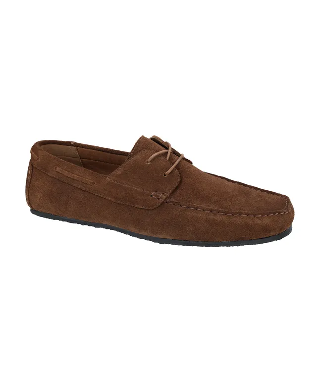 gusti-leder-elex-mokassin-herren-veloursleder-cognac image 1