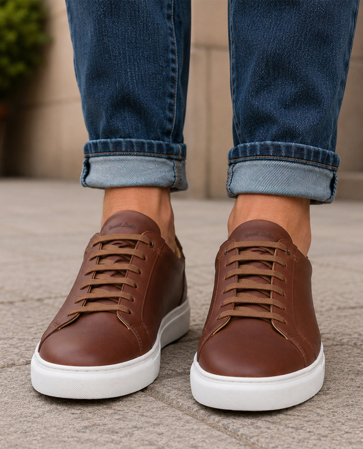 gusti-leder-carsten-ledersneaker-kontrastnaht-gr-40-45 image 4