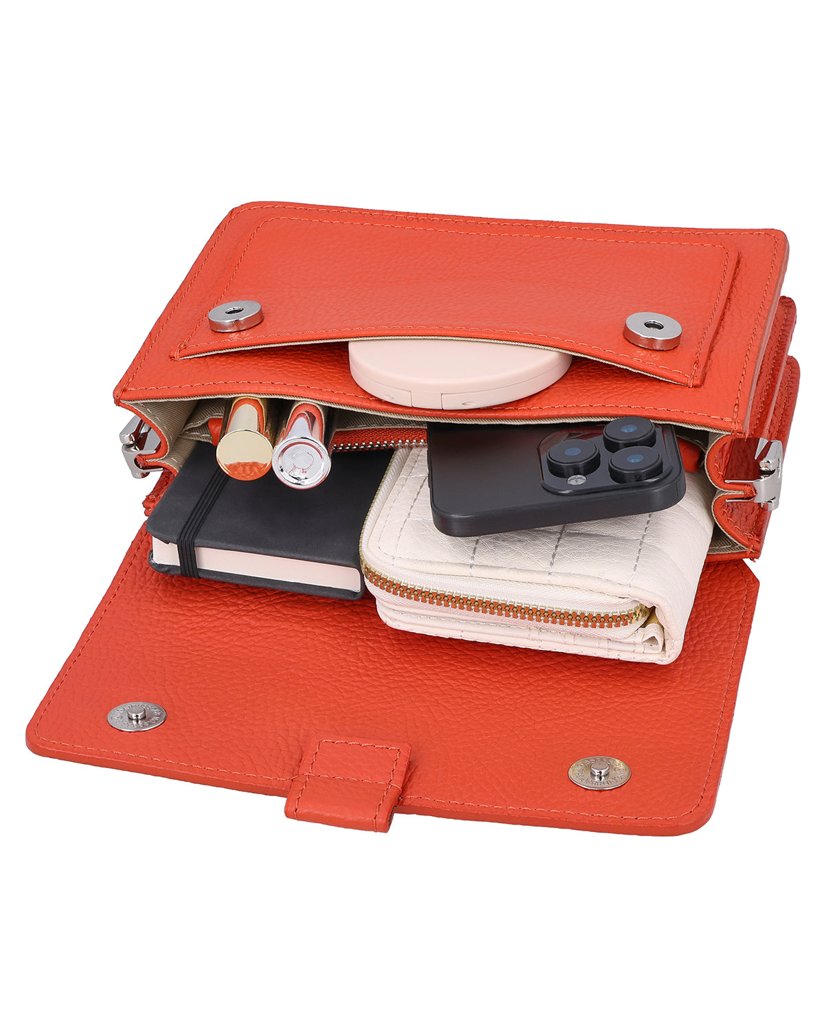 gusti-leder-trude-umh-ngetasche-damen-leder-made-in-italy-mit-klappe image 7