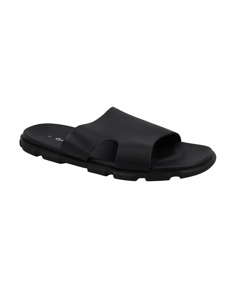 gusti-leder-garret-ledersandale-slipper-herren-schwarz image 1