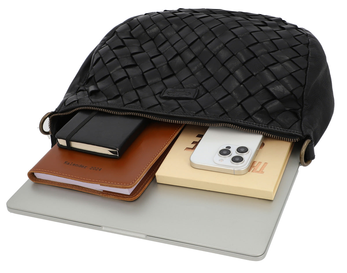 gusti-leder-clover-umh-ngetasche-aus-rindsleder-geflochten-outlet image 3