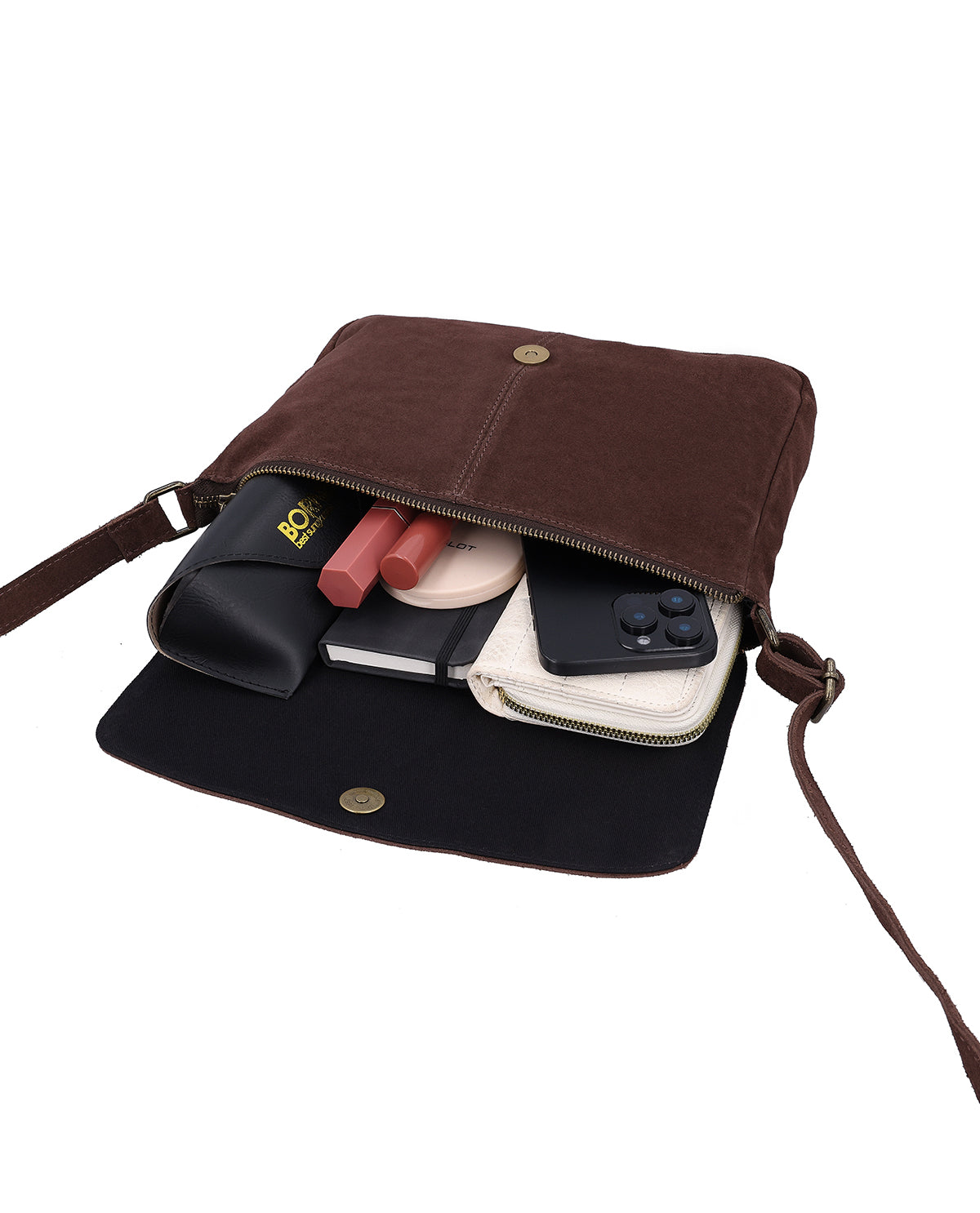 gusti-leder-maisie-handtasche-rindsleder-dunkelbraun image 3