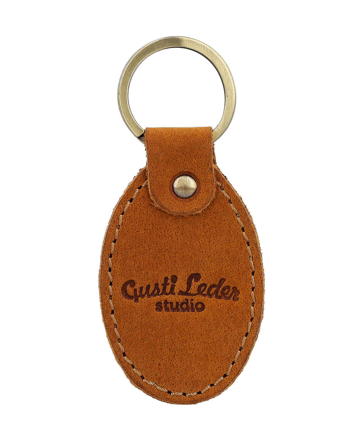 gusti-leder-lian-schl-sselanh-nger-oval-aus-leder-mit-logo image 3