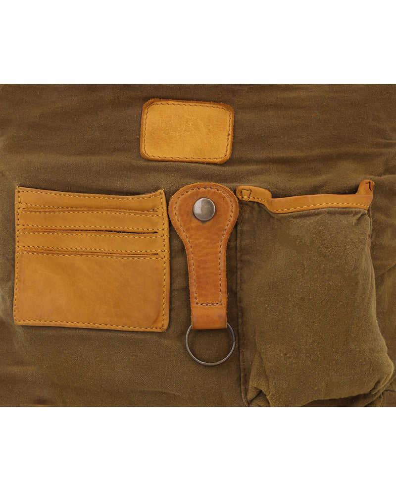 gusti-leder-anette-damen-umh-ngetasche-gelb-crossbody image 6
