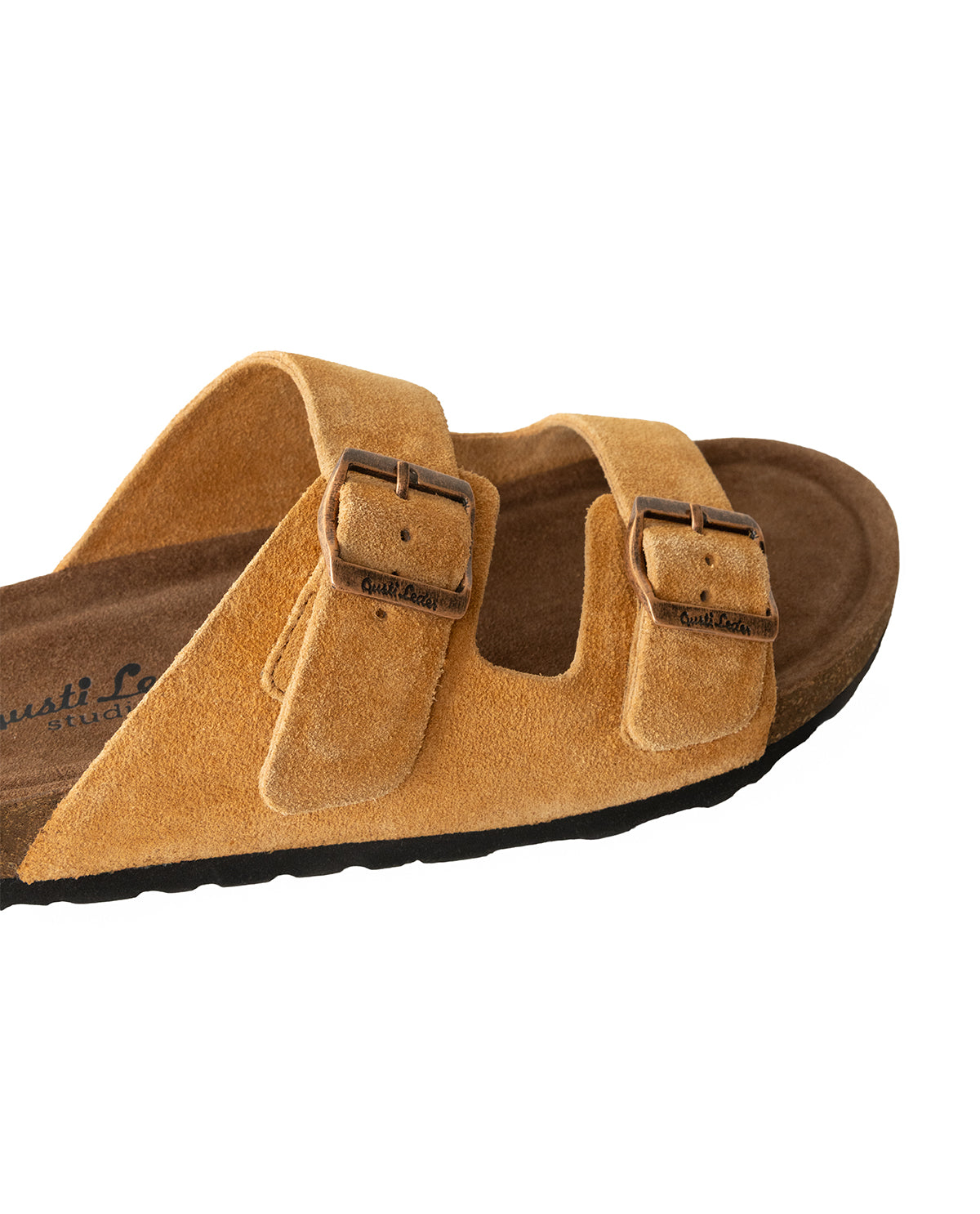gusti-leder-celina-damen-sandale-pantolette-orange-aus-wildleder image 4