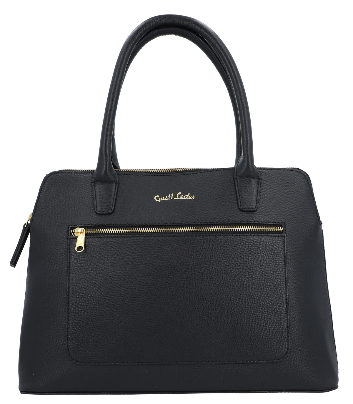 gusti-leder-marina-handtasche-aus-rindsleder-in-schwarz image 4