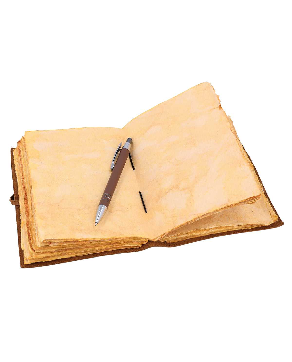 gusti-leder-baker-notizbuch-mit-lederumschlag-13-x-18-cm-braun image 2