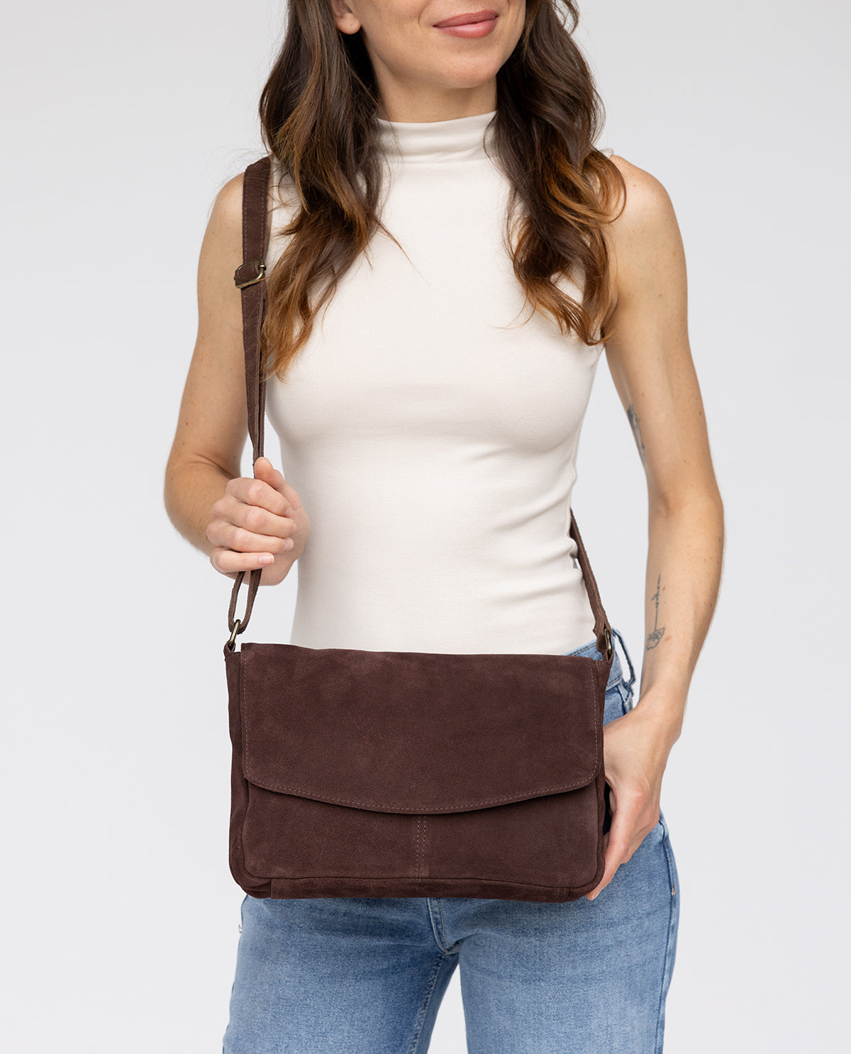 gusti-leder-maisie-handtasche-rindsleder-dunkelbraun image 5