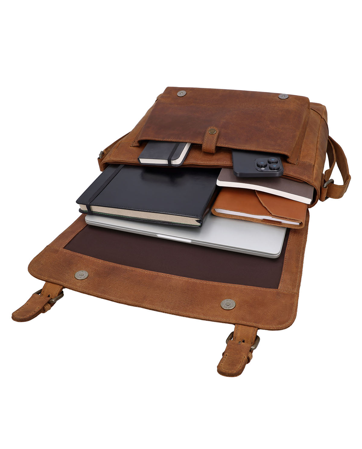 gusti-leder-brin-business-umh-ngetasche-braun-leder-mit-airtag-fach image 5