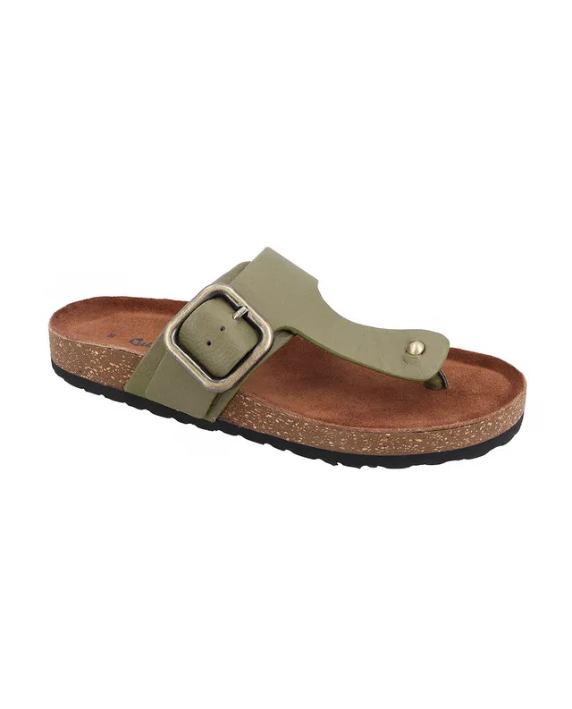gusti-leder-anneke-zehentrenner-sandale-leder-gr-n-schnalle-gr-en image 1