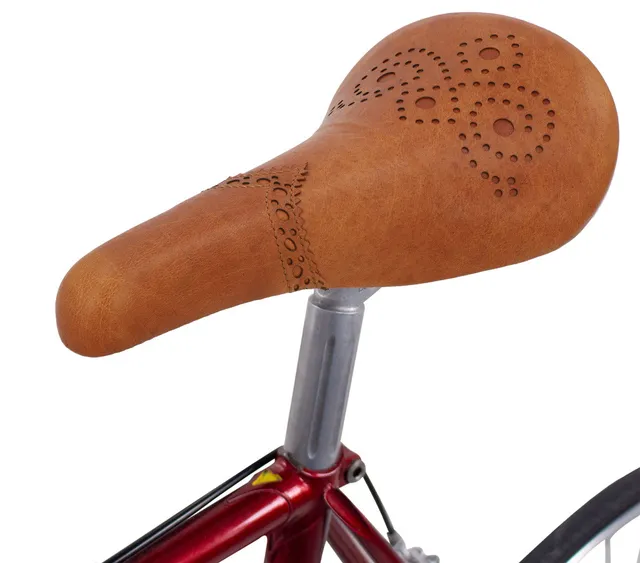 gusti-leder-sean-y-fahrradsattel-aus-b-ffelleder-leicht-schwarz-braun image 1
