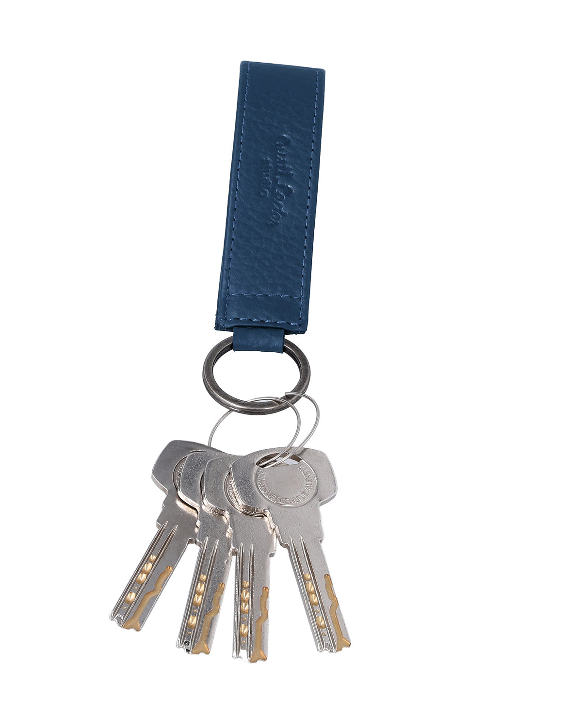 gusti-leder-miran-schl-sselanh-nger-leder-blau-mit-metallring image 3