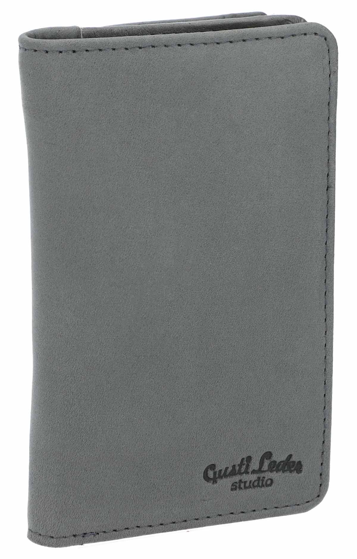 gusti-leder-beckett-mini-geldb-rse-rindsleder-mit-m-nzfach image 1