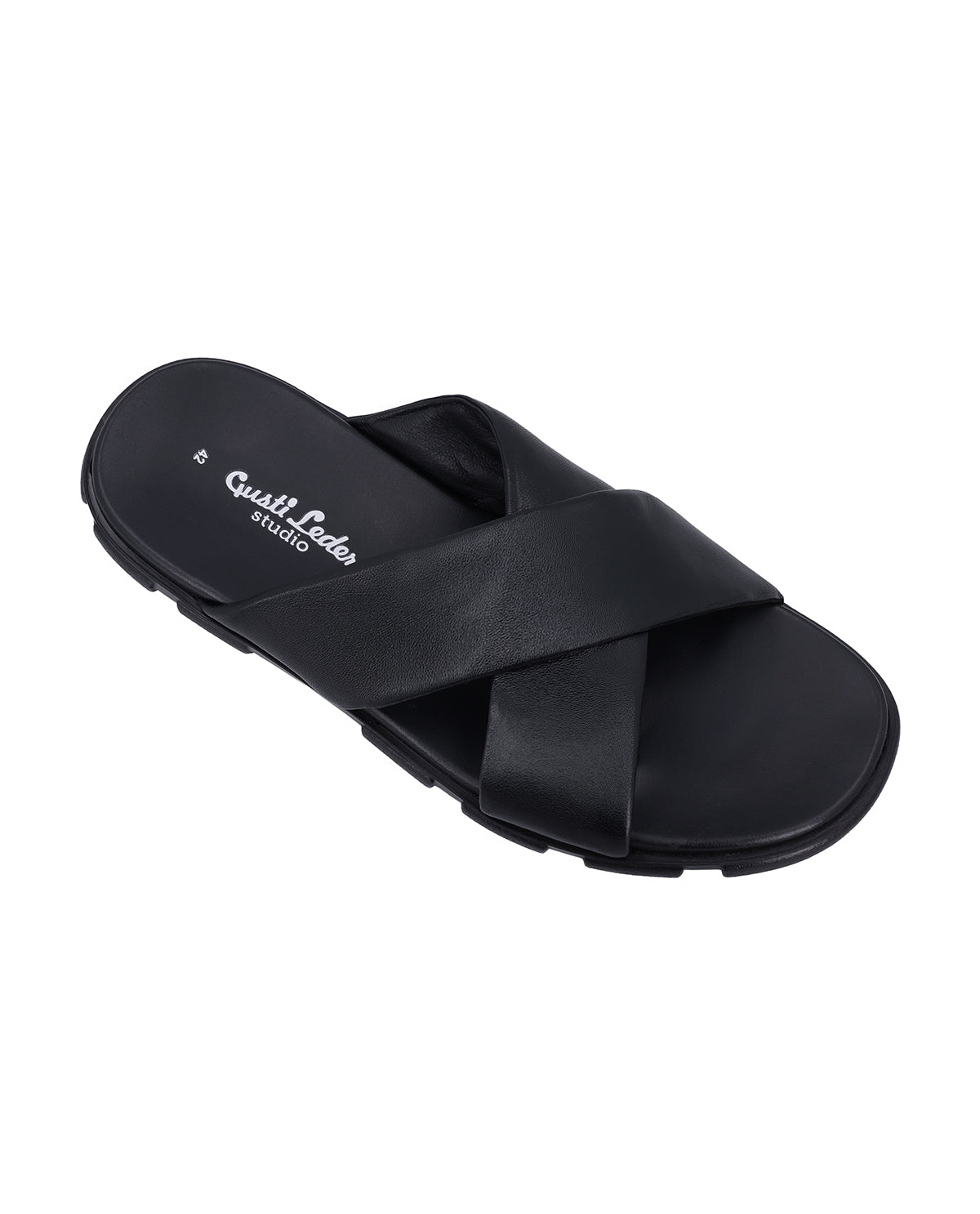 gusti-leder-julian-herren-ledersandale-schwarz-gr-42-47 image 5