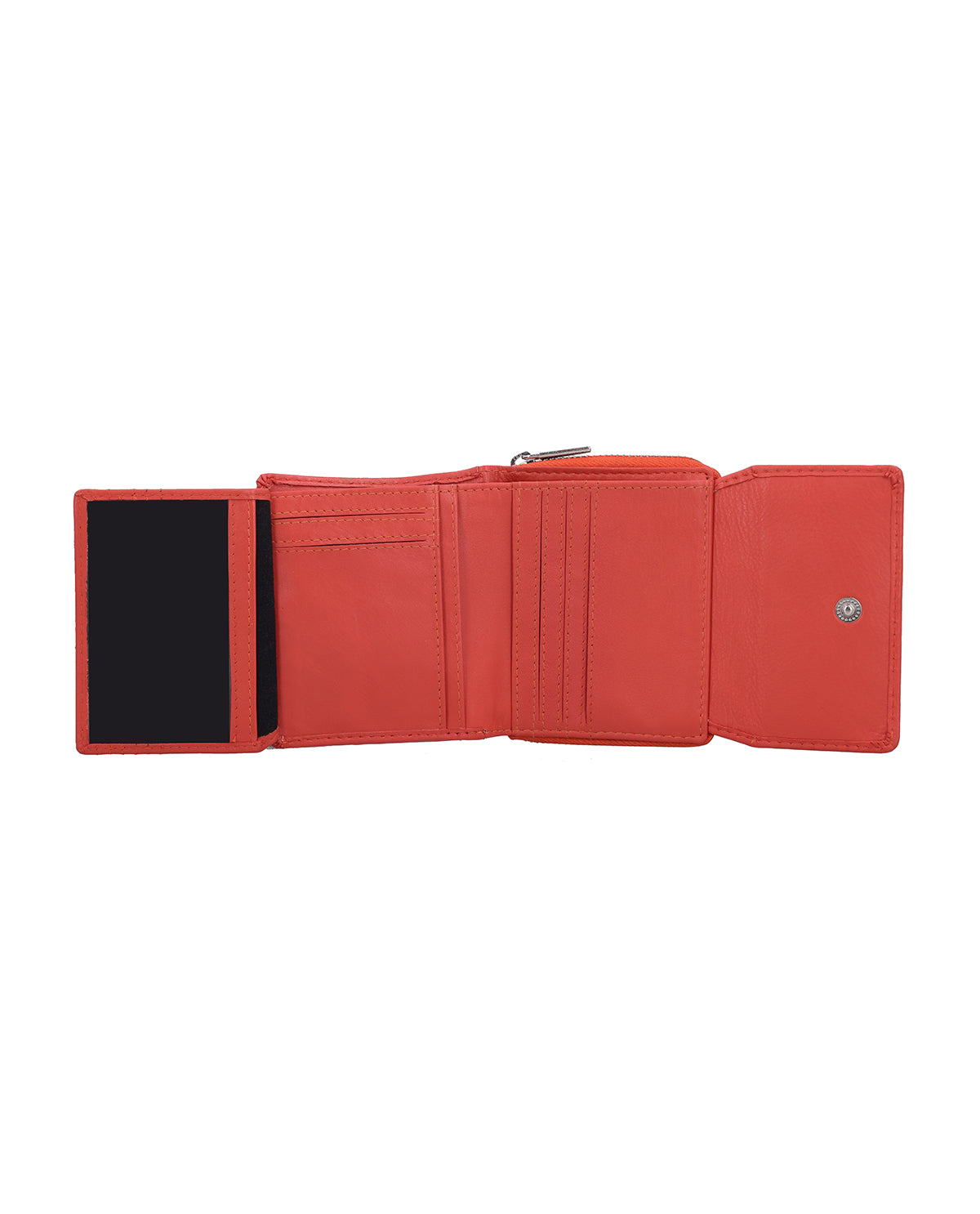 gusti-leder-brigitta-damen-geldb-rse-orange-mit-rfid-schutz-und-m-nzfach image 7