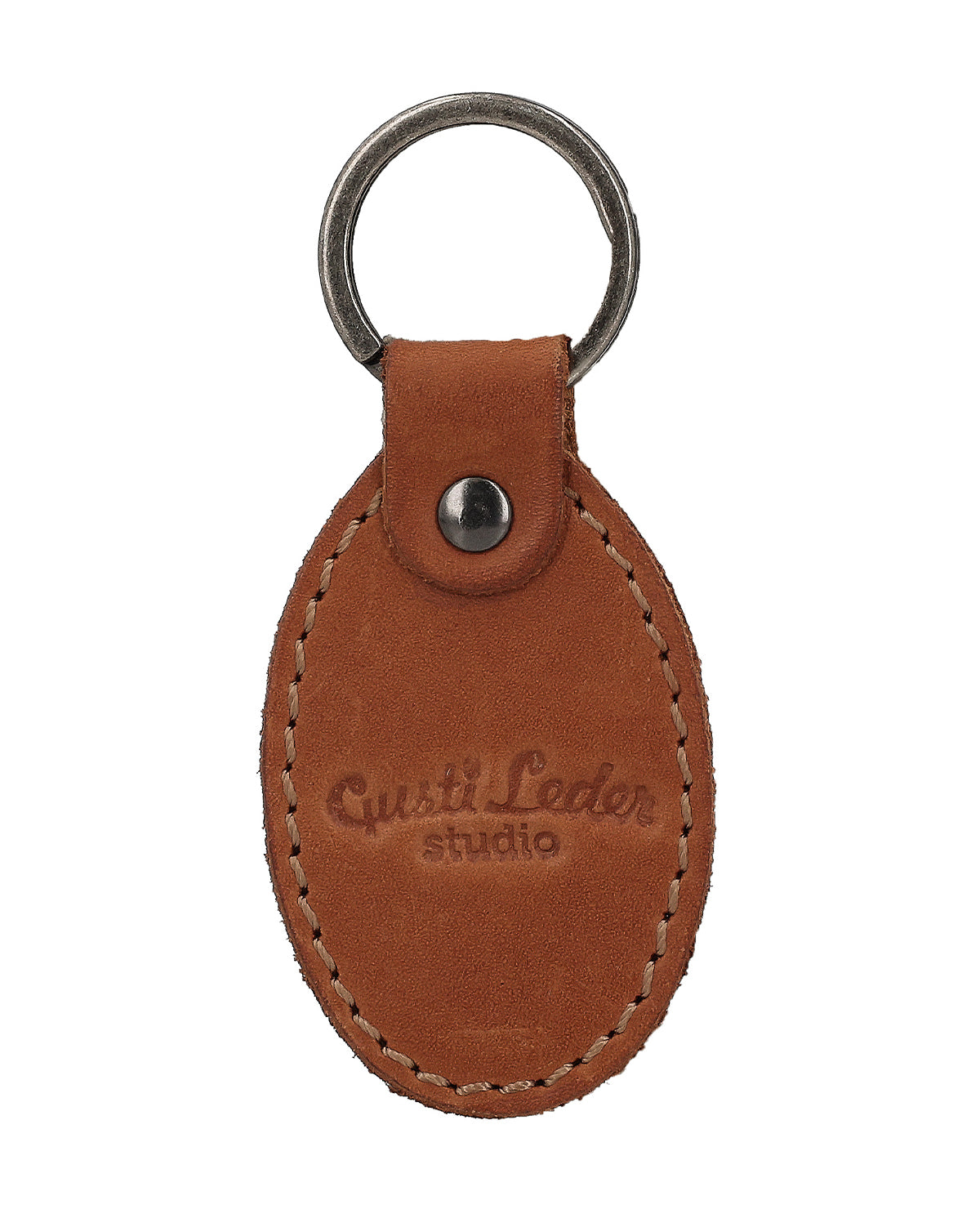 gusti-leder-lian-schl-sselanh-nger-aus-leder-oval image 4