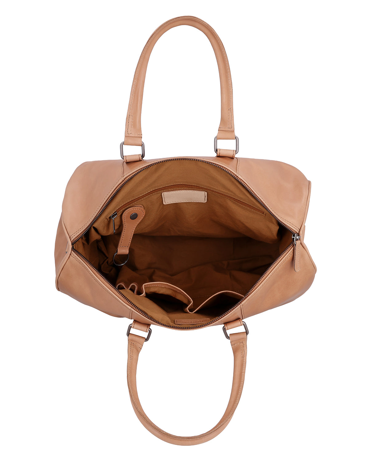 gusti-leder-joris-reisetasche-braun-aus-leder-mit-nassfach image 5