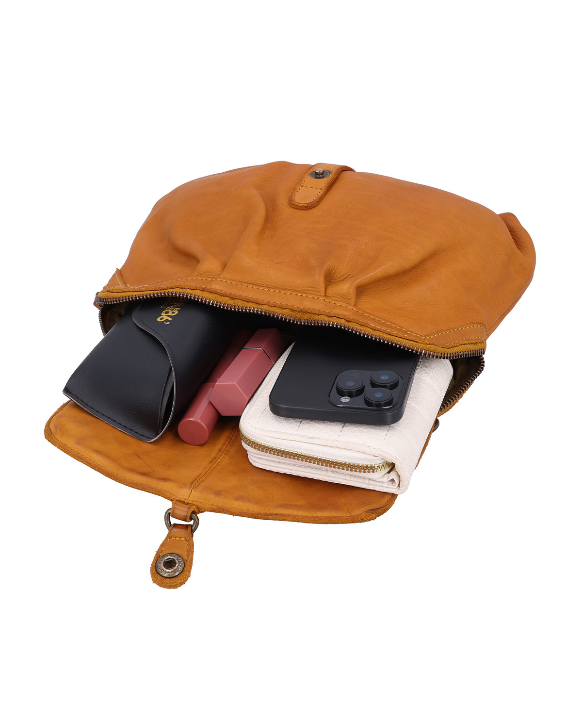 gusti-leder-anette-damen-umh-ngetasche-gelb-mit-muster image 4