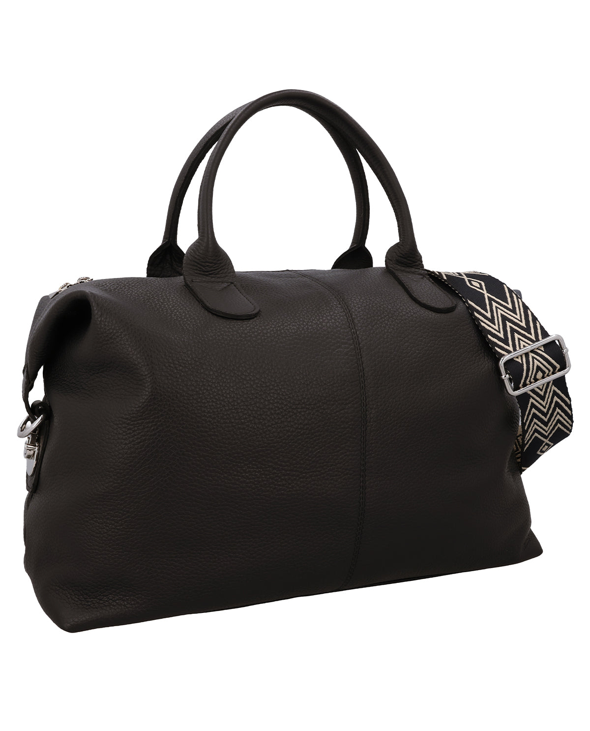 gusti-leder-doro-handtasche-damen-schwarzes-leder-mit-wechselriemen image 2