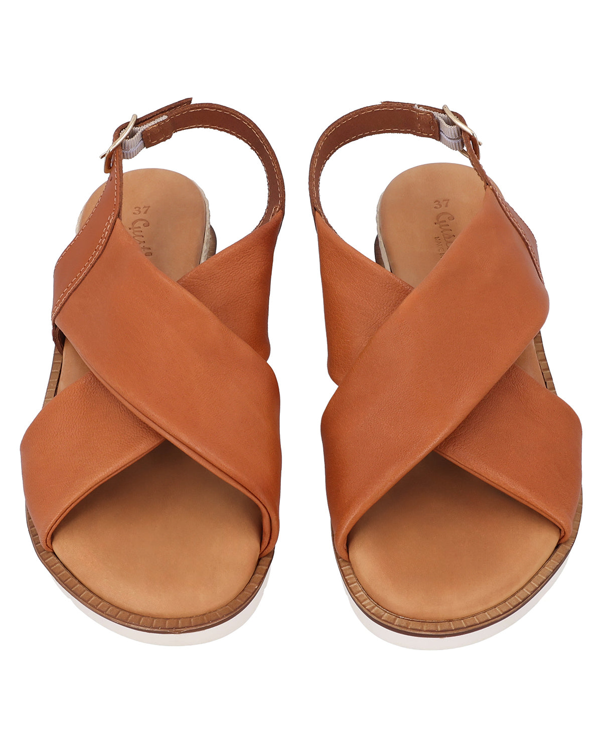 gusti-leder-wibke-damen-sandale-rindsleder-braun-verstellbar image 8
