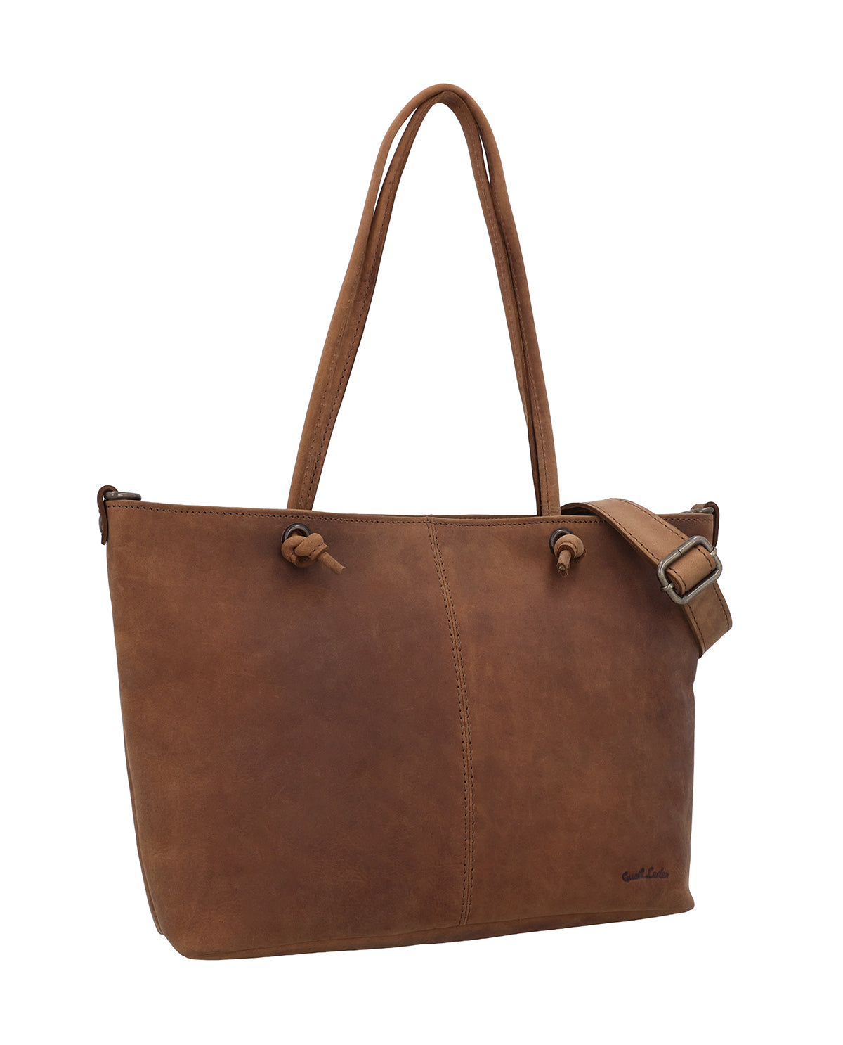 gusti-leder-merle-handtasche-damen-braun-rindsleder-mit-abnehmbarem-schultergurt image 2
