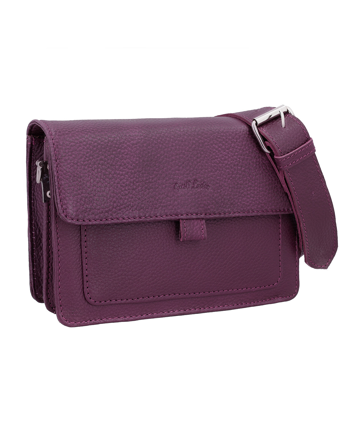 gusti-leder-bibi-damen-umh-ngetasche-leder-lila-mit-airtag-fach image 1