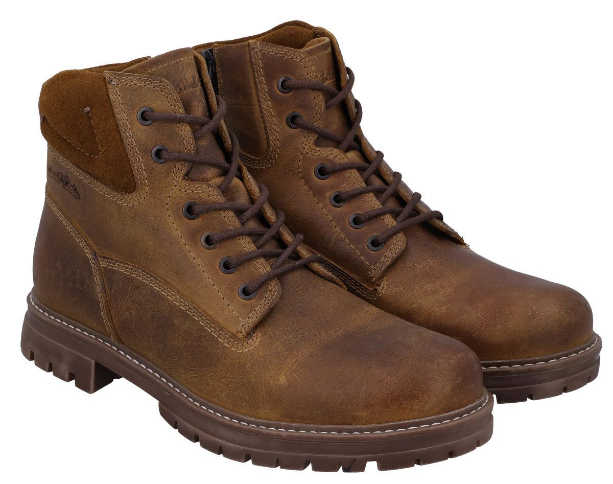 gusti-leder-falco-winterschuhe-herren-rindsleder-mit-rei-verschluss image 3