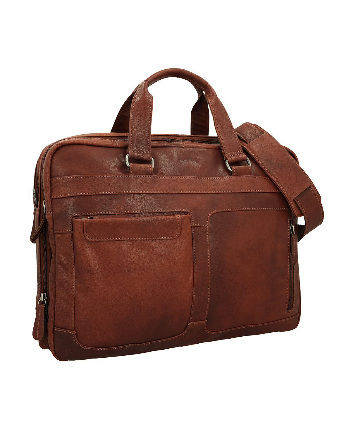 gusti-leder-ripley-messenger-bag-braun-leder-mit-laptopfach image 2