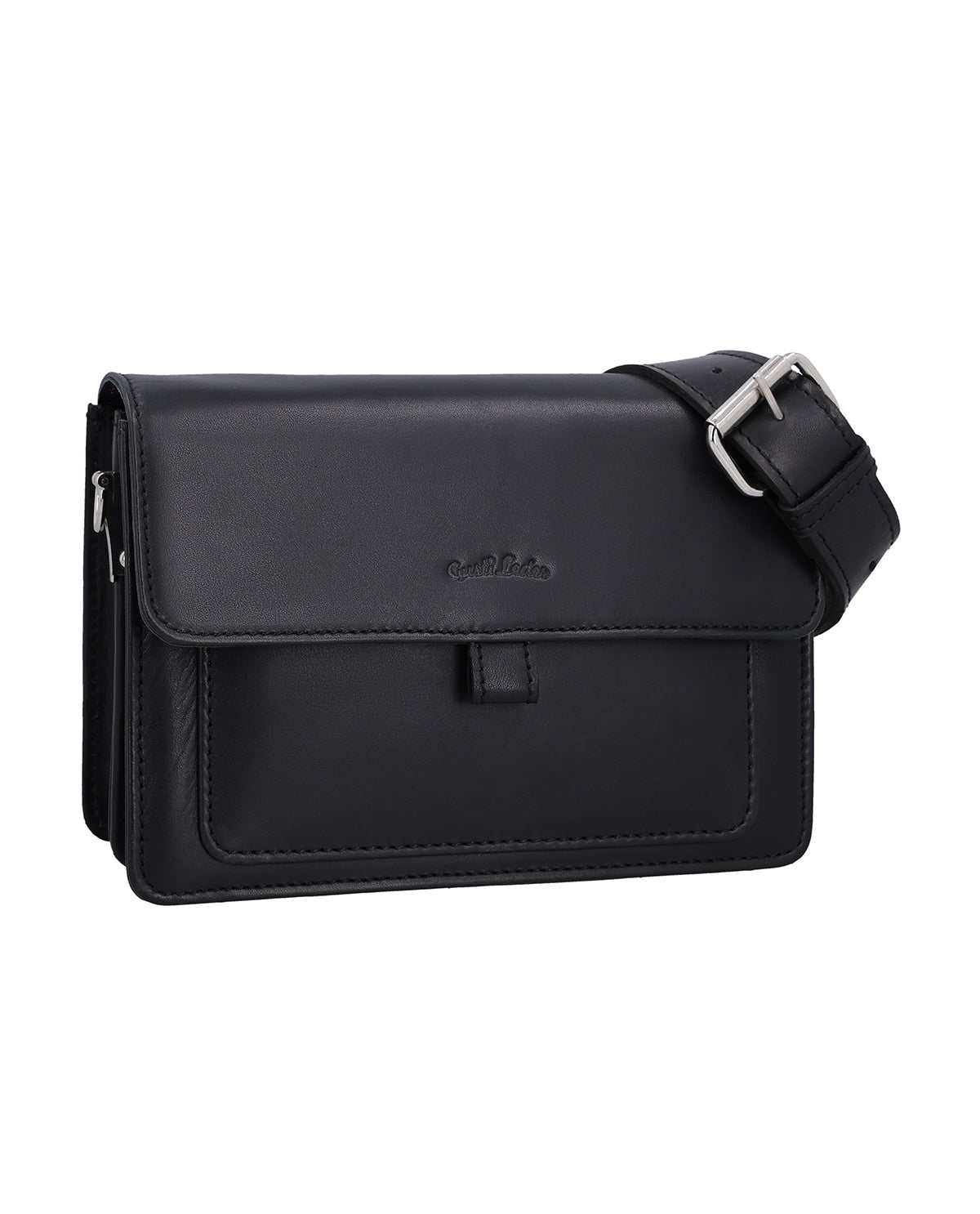 gusti-leder-bibi-umh-ngetasche-damen-schwarzes-leder-mit-airtag-fach image 2