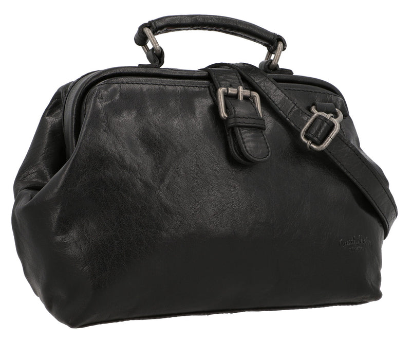 gusti-leder-lillith-handtasche-im-arztkoffer-stil-aus-b-ffelleder-schwarz image 2