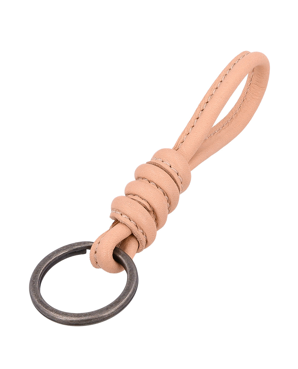 gusti-leder-flo-schl-sselanh-nger-lederschlaufe-braun image 2