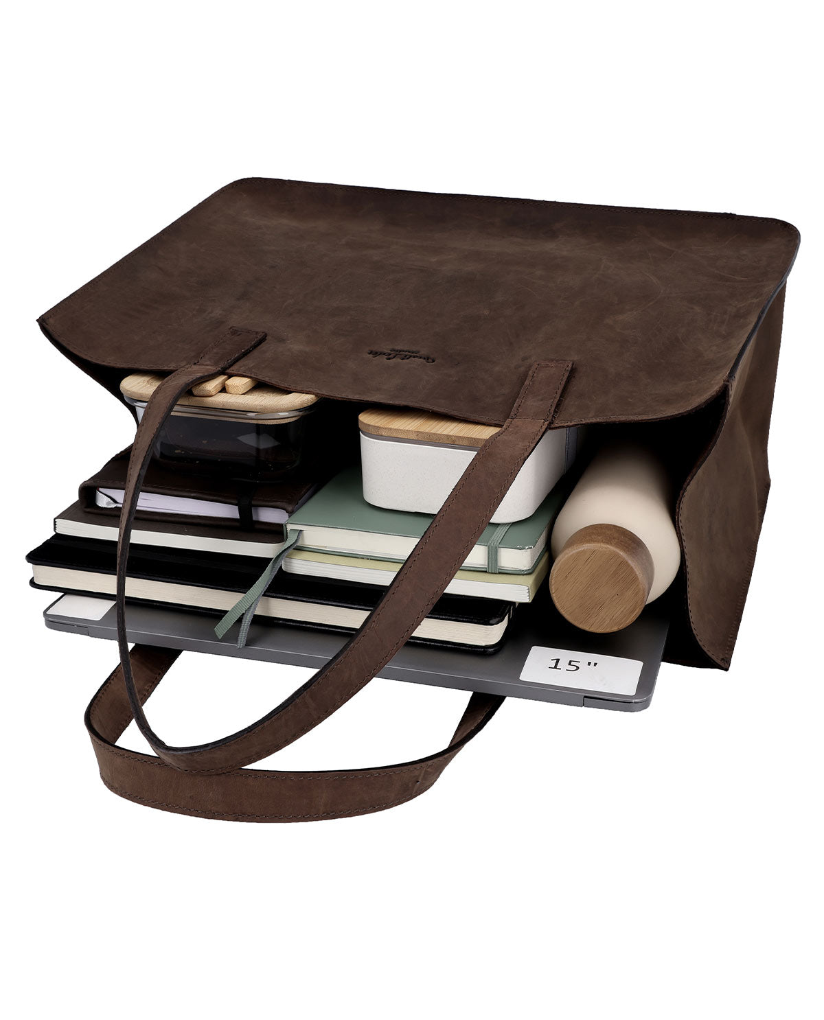 gusti-leder-agatha-shopper-handtasche-eckig image 3