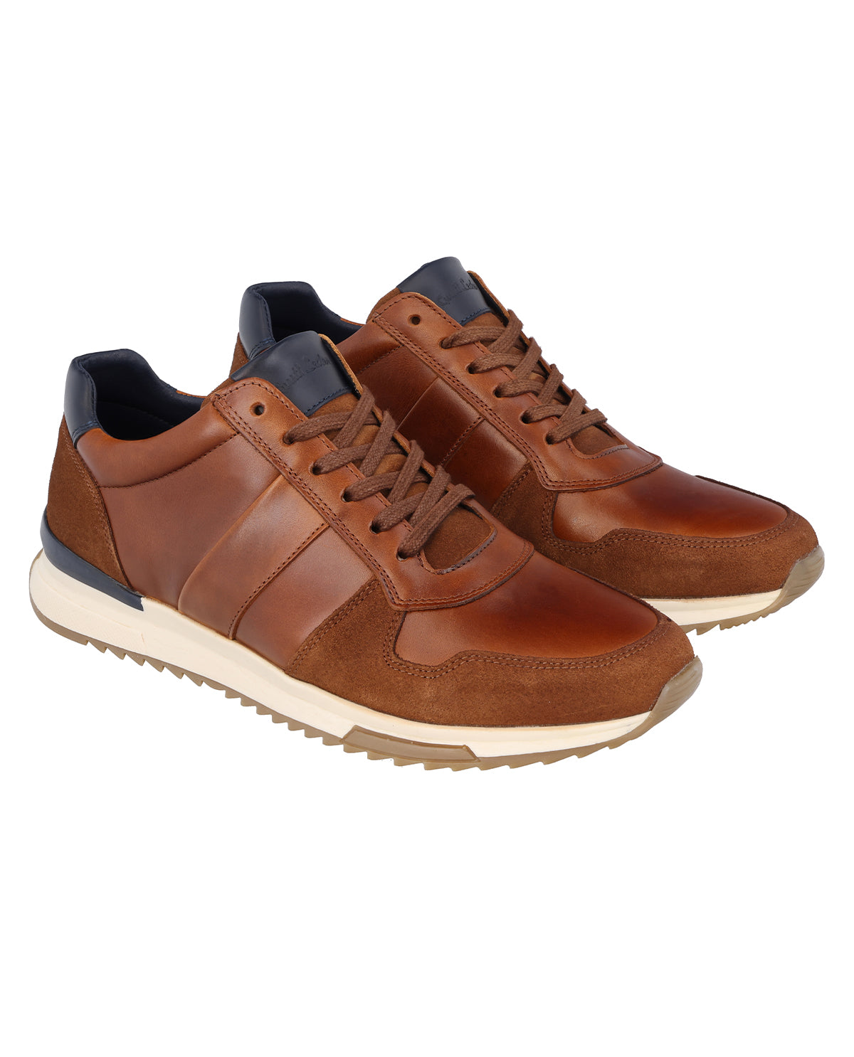 gusti-leder-ennio-lederschuhe-glattleder-wildleder-mit-doppelnaht image 3