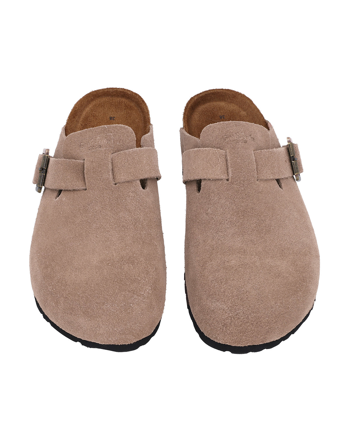gusti-leder-antje-damen-clog-aus-wildleder-pantolette-hausschuh image 7