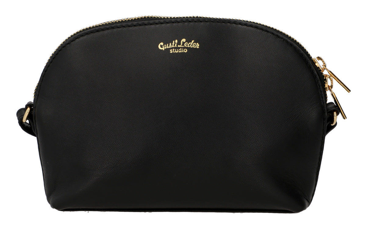 gusti-leder-tilda-handtasche-halbmond-aus-ziegenleder-schwarz image 6