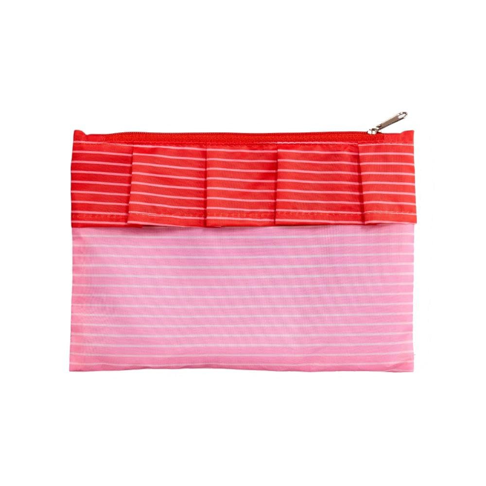 cedon-easy-bag-volant-stripes-pink-red-einkaufsbeutel-aus-recyceltem-pet image 2