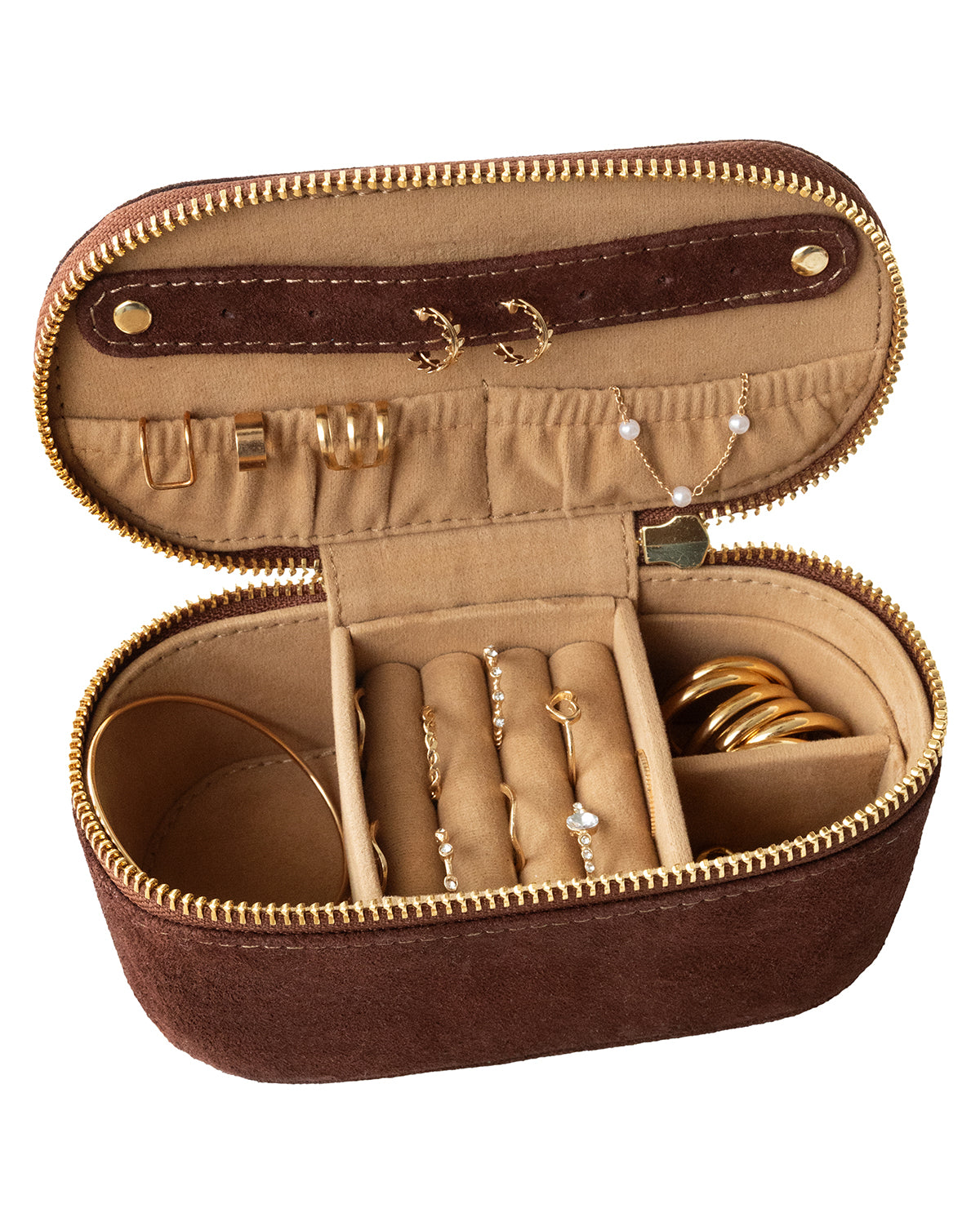 gusti-leder-thora-schmuckk-stchen-leder-braun-mit-ring-und-ohrringhaltern image 2