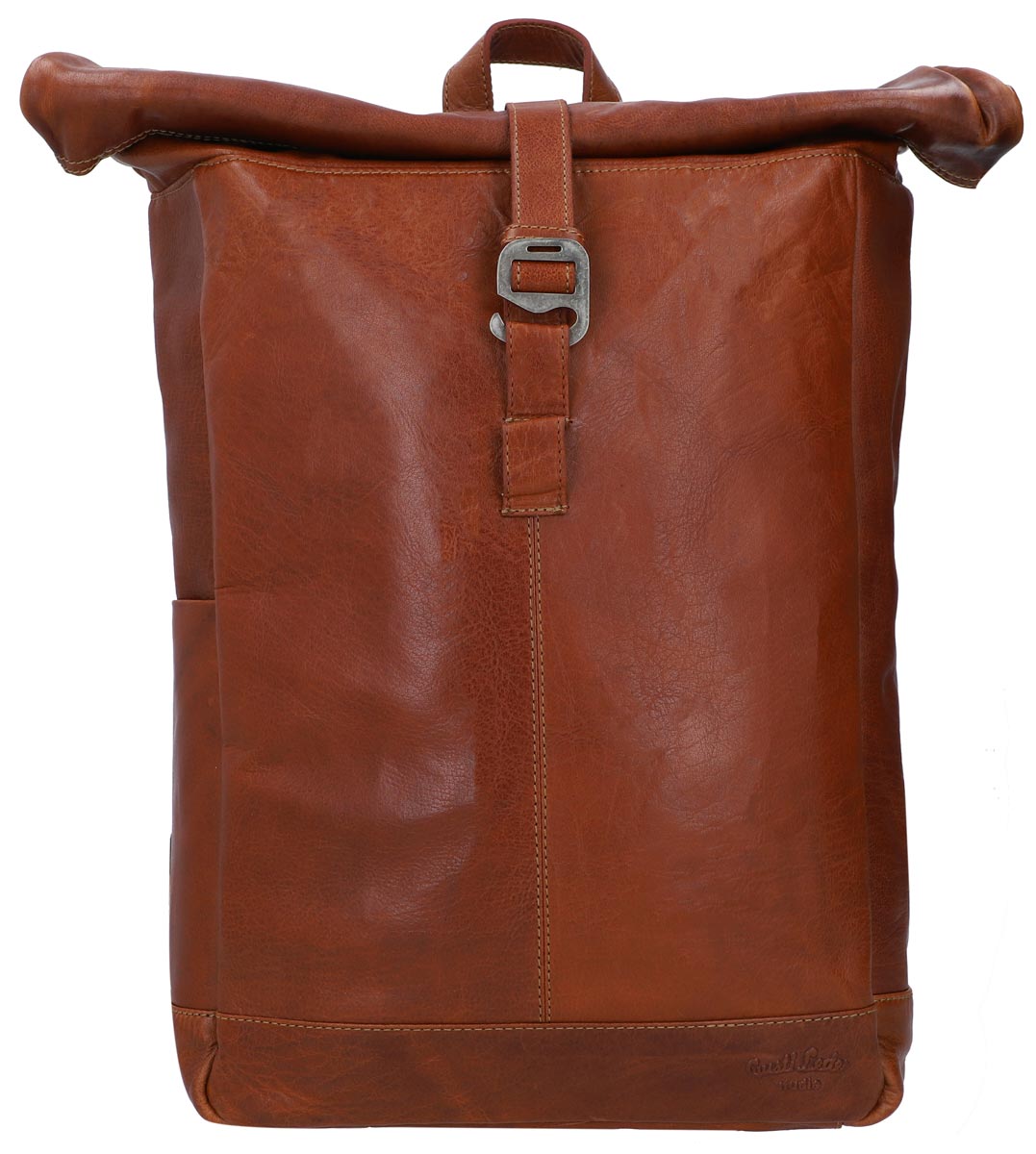 gusti-leder-bendik-rolltop-rucksack-leder-honigbraun-outlet image 6