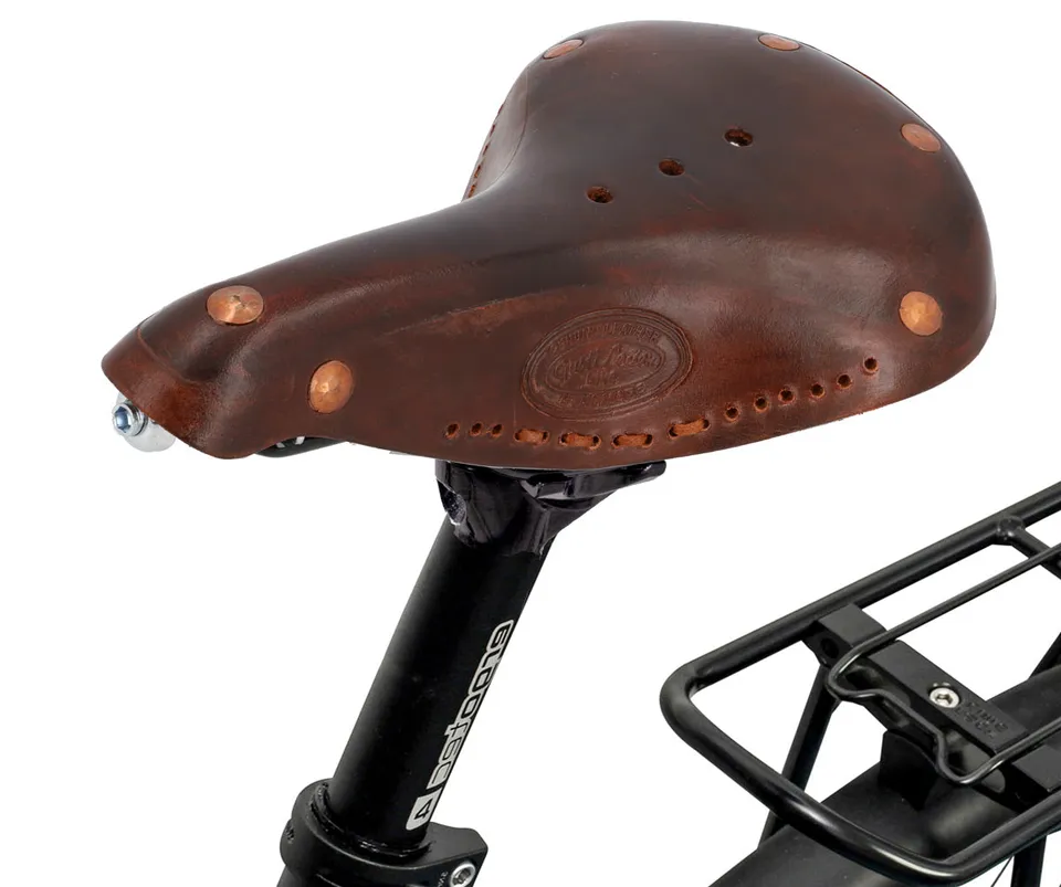 gusti-leder-bernard-h-fahrradsattel-leder-mit-nieten image 1