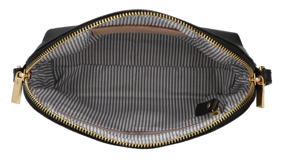 gusti-leder-tilda-handtasche-halbmond-aus-ziegenleder-schwarz image 5