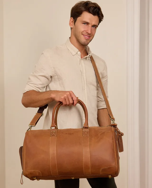 gusti-leder-davide-reisetasche-braun-leder-outlet image 1